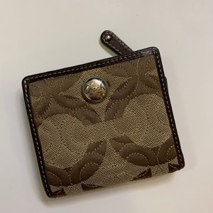 Authentic Coach mini wallet